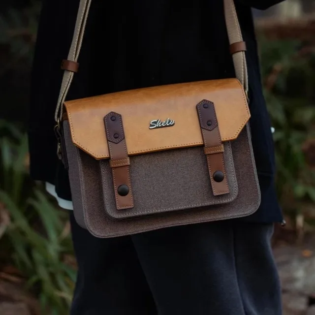 Retro digital camera bag for Fuji XT50 XT30 Sony KONICA MINOLTA mirrorless camera bag single shoulder waterproof - Image 2