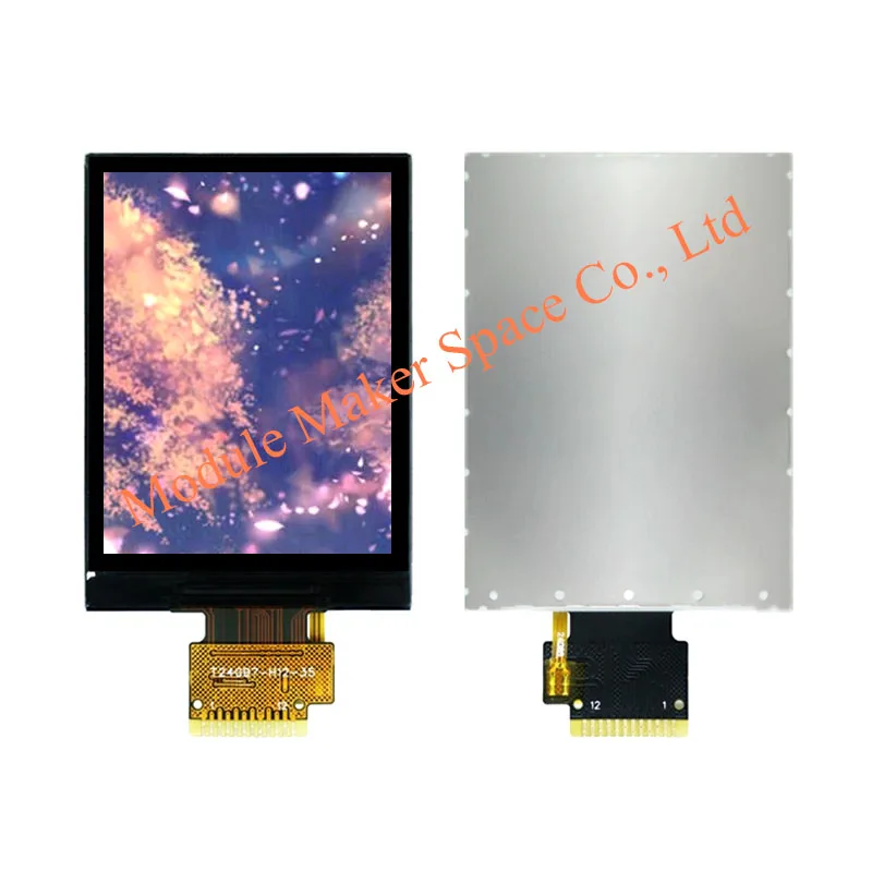 

2,4-дюймовый модуль IPS TFT ЖК-дисплея 240x320 SPI с ST7789, IPS Full View, 12-контактный разъем, цветной экран, модуль ЖК-дисплея
