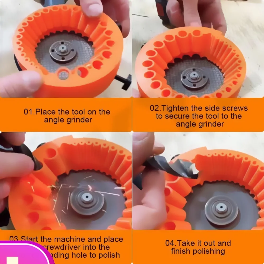 1/2/3Pcs Power Drill Bit Sharpener with Gloves Drill Bit Sharpening Tool Electric Grinding Drill Bit Sharpener Attachment