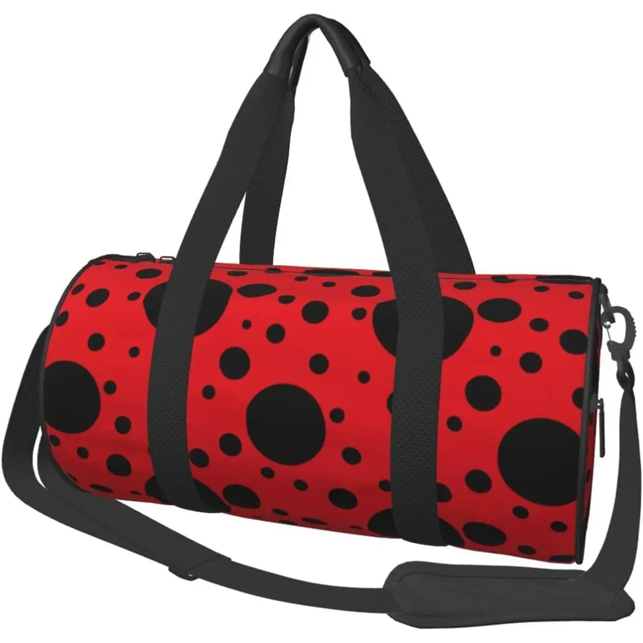 

Сумка-дафл складная, красно-черная в горошек, с милым принтом божьей коровки, для женщин, для тренировок, для спортзала, для мужчин, для мальчиков, для девочек, маленькая дорожная сумка для выходных