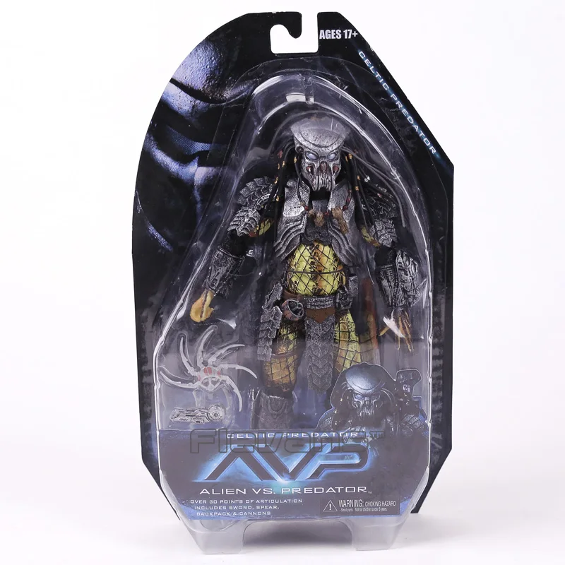 NECA AVP Alien vs. Predator Chopper Celtic Scar Predator 7