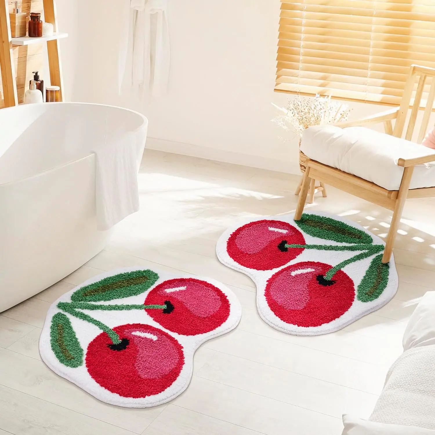 

Коврик для ванной и кухни, мягкий пушистый Противоскользящий коврик