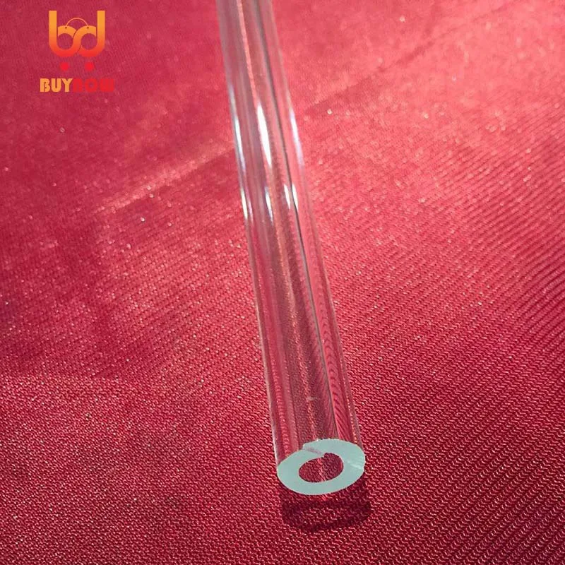 1pcs 10mm-42mm ID acrylic pipe 21mm-48mm OD transparent round tube plexiglass PMMA material through pipe 220mm length