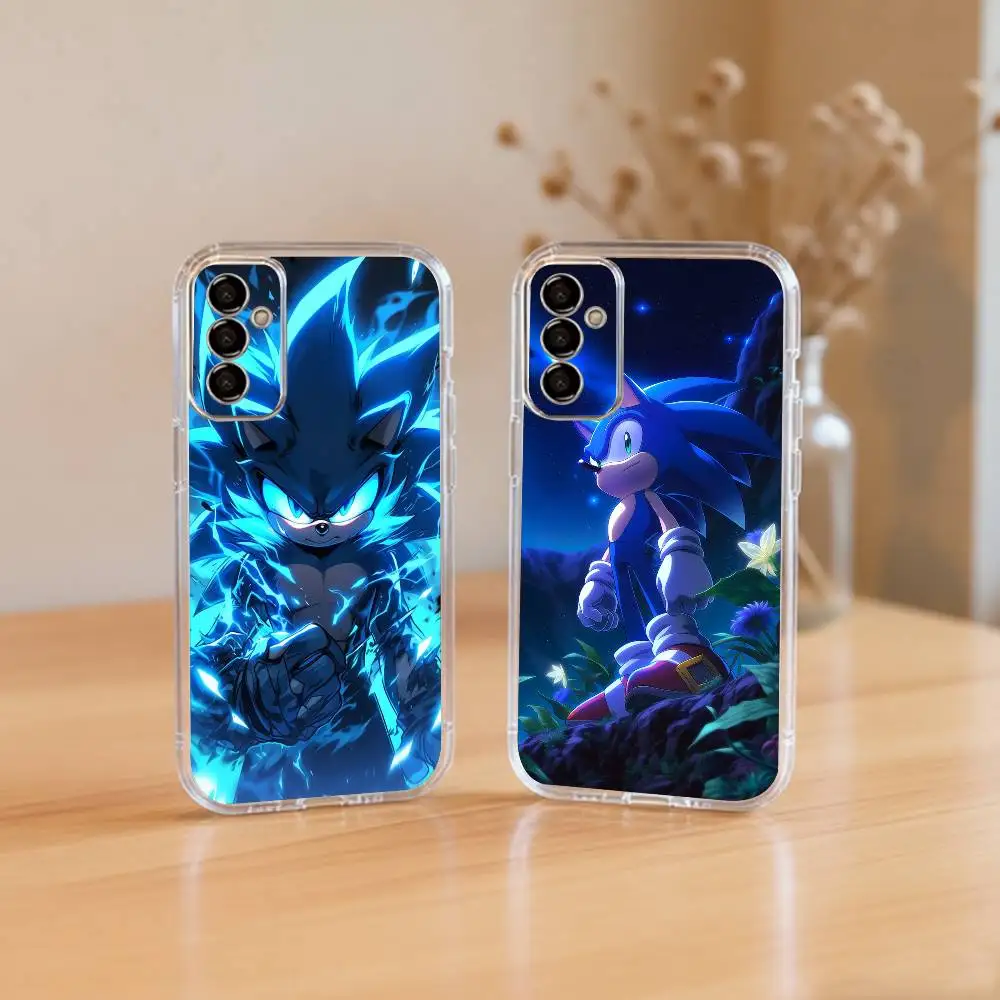 Sonic The H-Hedgehog Phone Case For SamsungA10,12,20,21S,30,31,40,50,51,52,70,71 Transparent Cover