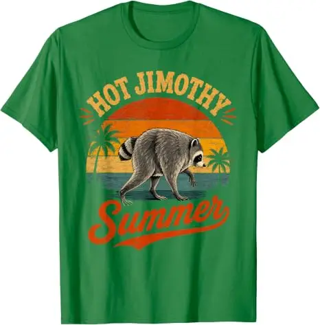Hot Raccoon Jimothy Summer Viral Raccoon Seattle Lustiges Trash Panda T-Shirt Y2k Vintage Niedliches Tier-Print Grafik-Spruch-T-Shirt Geschenk – Detail 10
