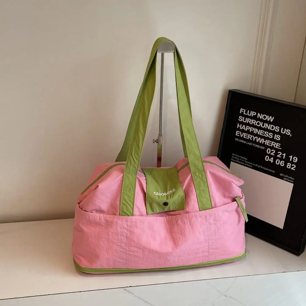 

Fashion Large Capacity Travel Bags Lightweight Foldable Luggage Shoulder Bags Sports Bag for Delivery Bag