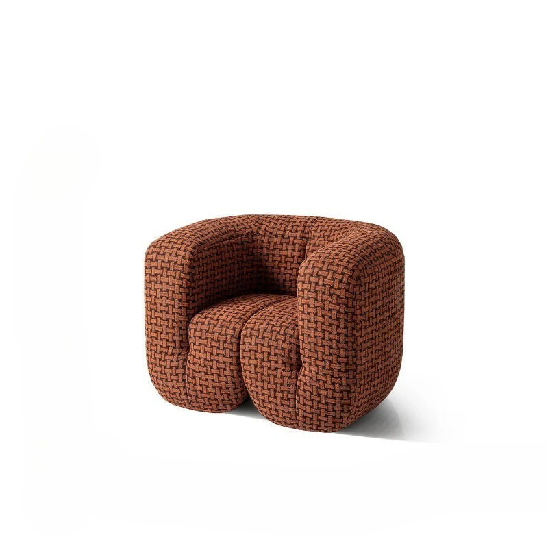 Light luxury balcony, bedroom, reading armchair, modular sofa chair, apartment, movable