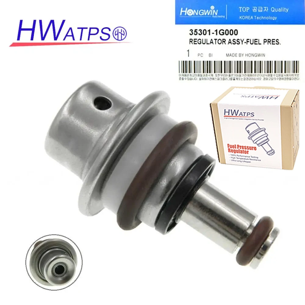 

Для Hyundai Elantra Tucson Veloster Sonata Kia Soul Optima 2010 - 2021 3,5 4,0 Бар Регулятор давления для впрыска топлива 35301-1G000