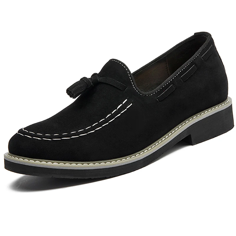 

High Quality Casual Business Shoes Men Height Increasing Men's Dress Shoes Classic Formal Office Social Leather Shoe Loafers Man