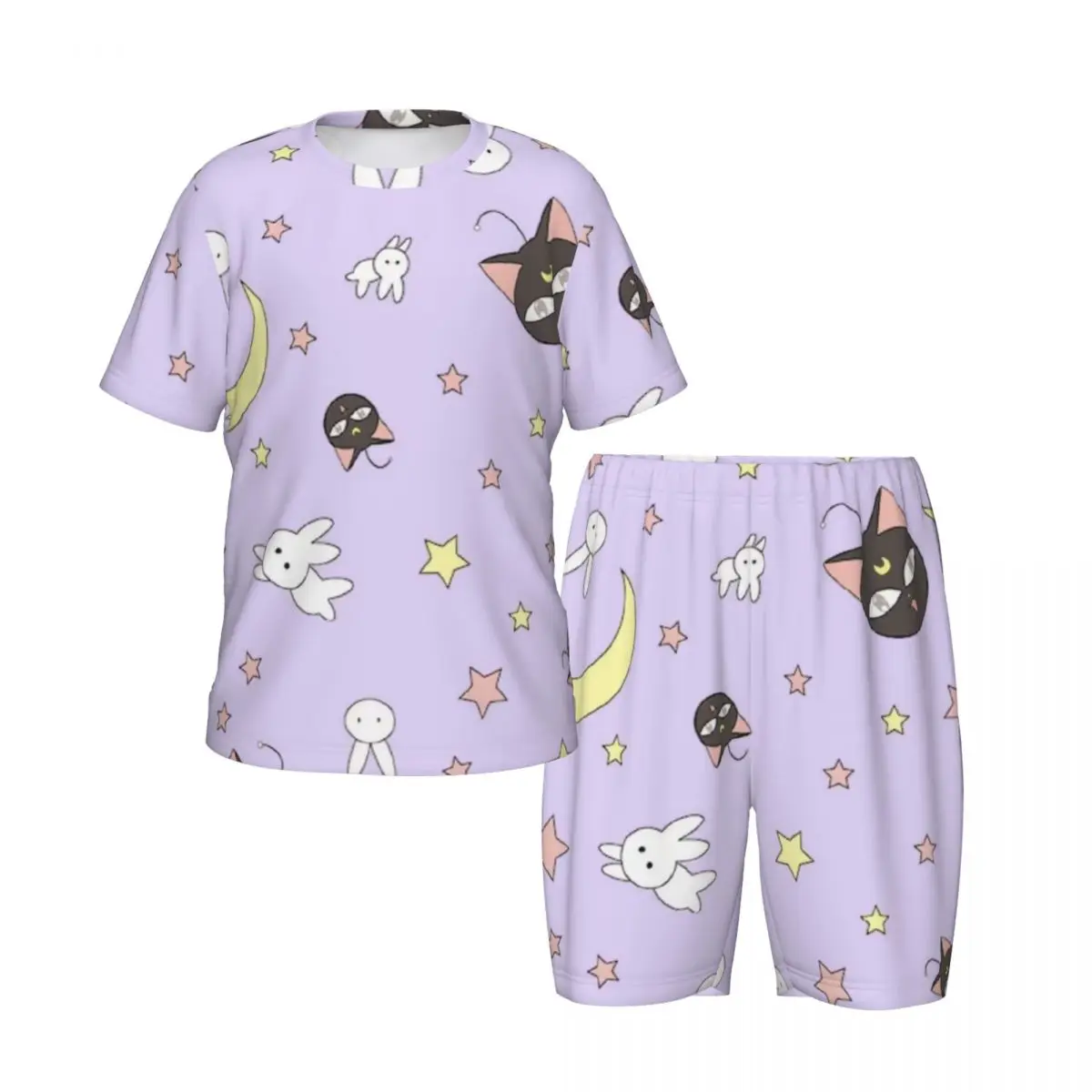 

Sailor Moon New Summer Plus Size 4XL Pajamas Set for boys girls Nightwear