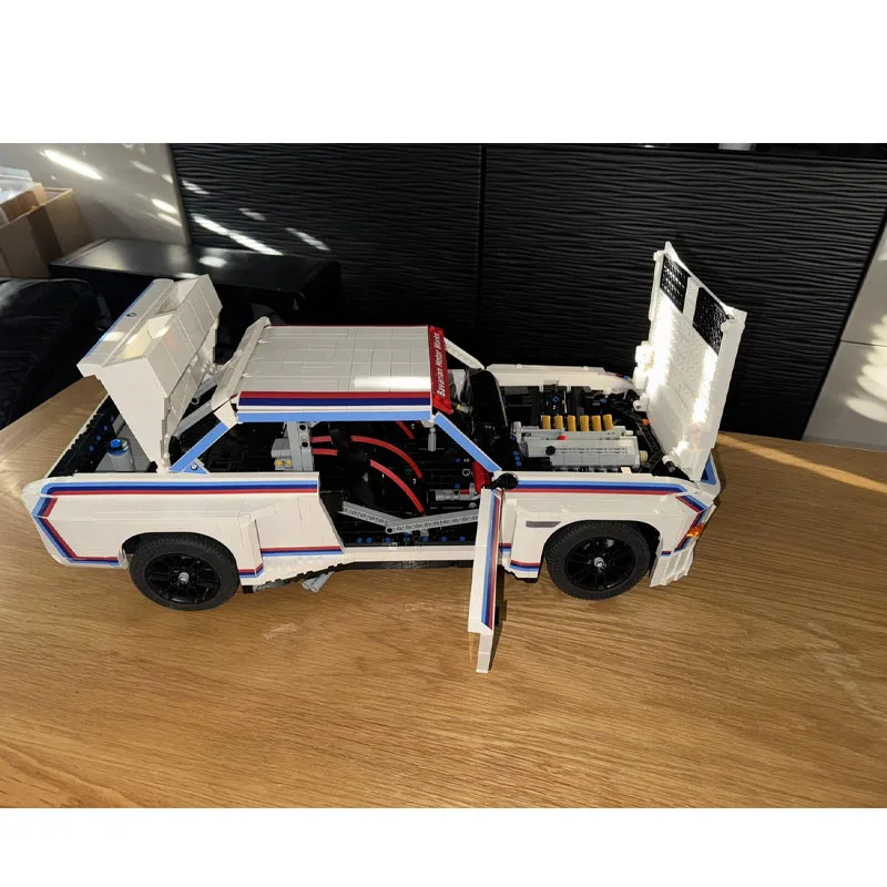 

MOC-189726Белый новый фильм спортивный автомобиль E30 суперкар1:8 модель строительных блоков 4739 части головоломки детские строительные блоки на день рождения игрушка в подарок