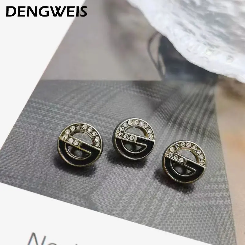 10 stücke 11mm Mini Nette Kinder Metall Tasten Für Kleidung Mode Frauen Manschette Kragen Hemd Nähen Tasten Großhandel Handwerk dekoration – Detail 4