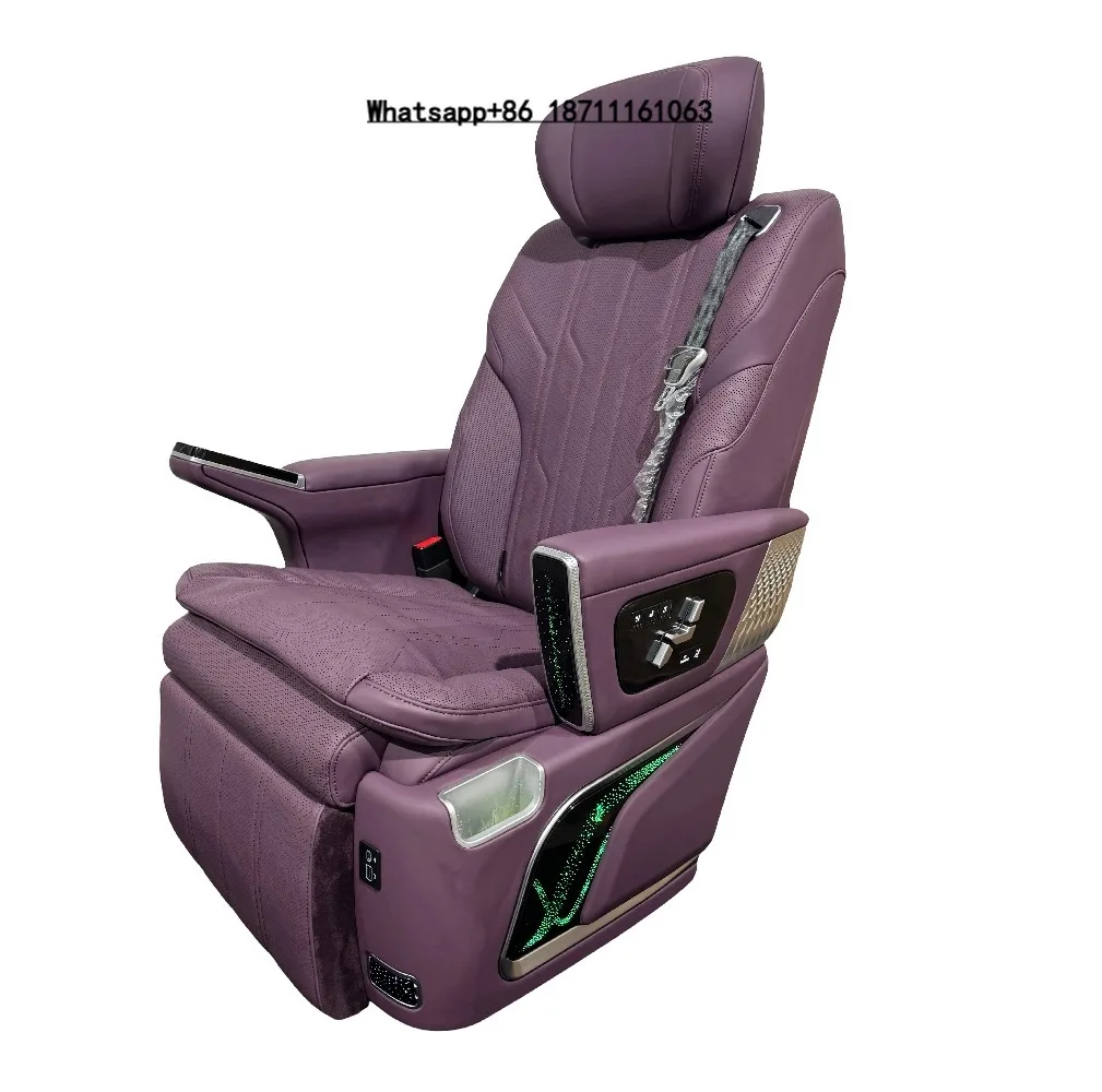 Premium Electric Swivel MPV Seat with Massage Heating Ventilation for Luxury Van Interior Upgrade Car VIP Chair