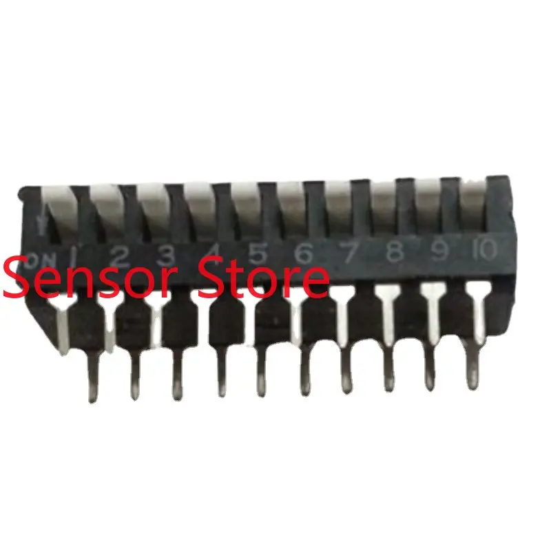 

10PCS 10-bit DIP Switch Side Pluck Piano Key Toggle Code 2.54mm Pitch KSP10B