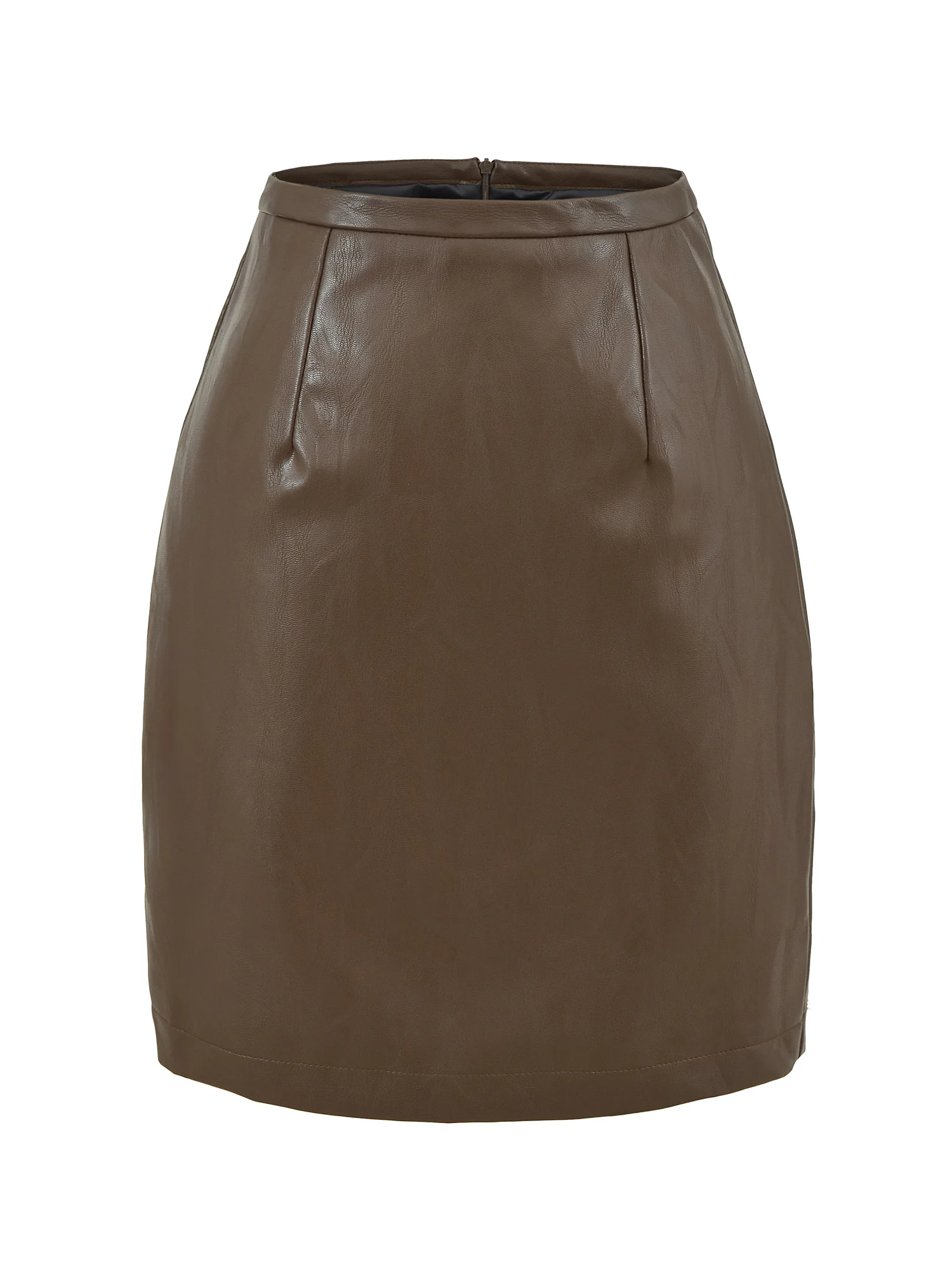 

American Sle High Waist Mat PU Leather ort Skirt Women's Sexy Slimming Matte f Body Skirt Alluring Daily Wear