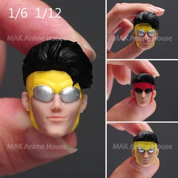 1/12 1/6 Scale Painted Invincible Anime Hero Characters Boy Head Model For 12'' 6'' Female Soldier Action Figure Body Dolls