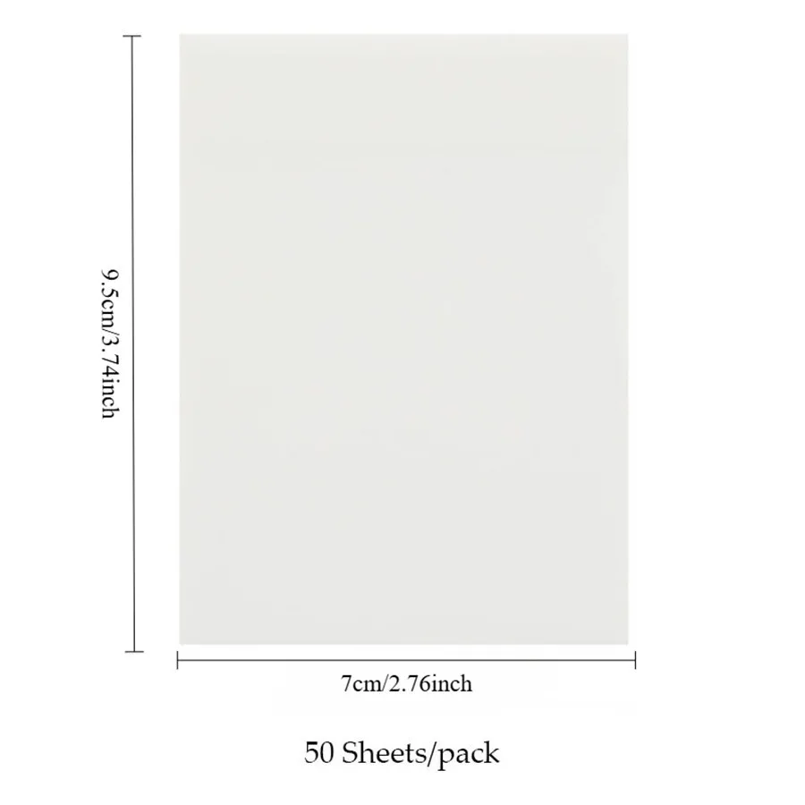 Reading Transparent Sticky Notes with Scrapes Stickers Sticky Simple and High-value Note Paper for Student Office Stationery