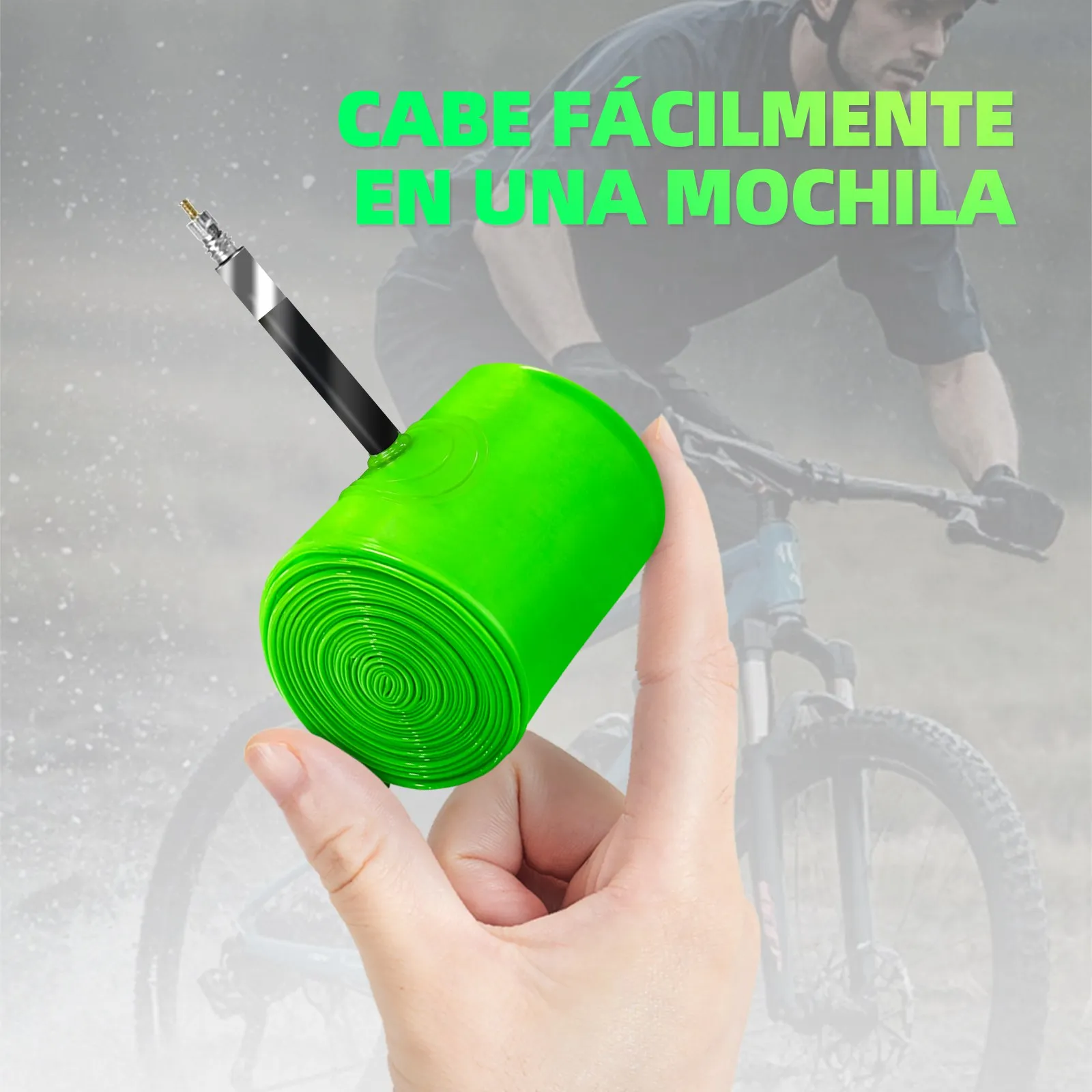 Cámara de aire ultraligera para bicicleta de montaña CYCLAMI de 26, 27,5 y 29 pulgadas, de TPU, con válvula francesa de 45 mm y antioxidante.