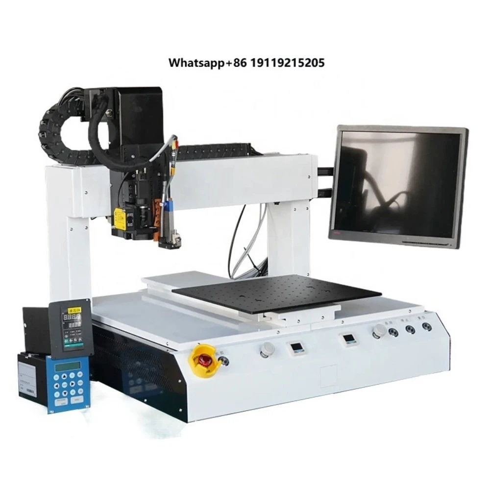Fully Automatic Desktop Visual Dispensing Machine, Hot Melt & Screw Thread Adhesive Applicator, Gluing Machine