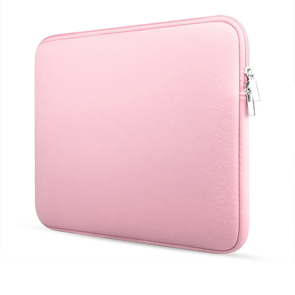 

Laptop Sleeve Case Bag Pink Compatible 13Inch Retina Neoprene Water Resistant Zippered Carry for Travel Business