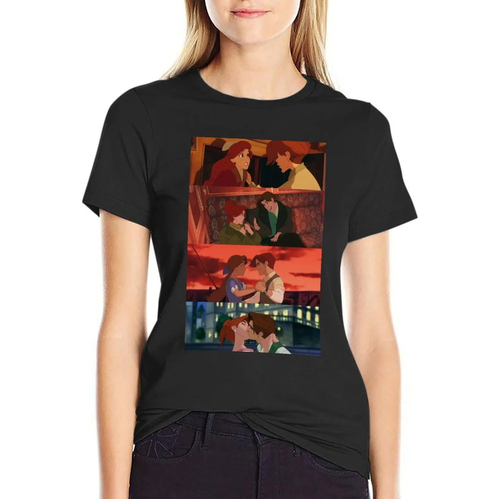 

Anastasia Romanov - The lost princess Canvas T-Shirt summer top lady clothes workout t shirts for Women