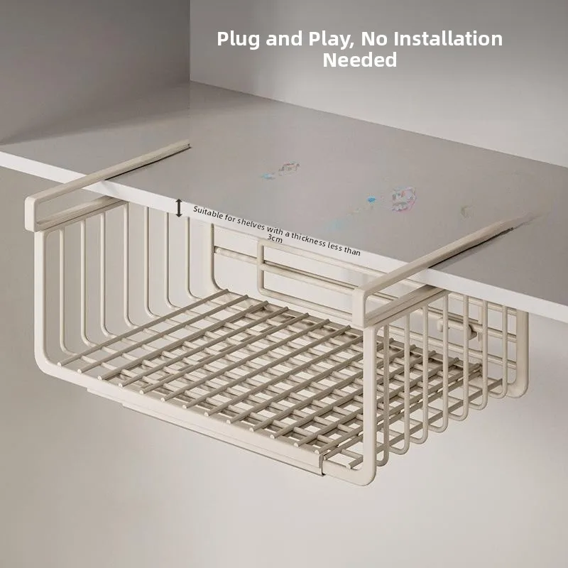 

Kitchen Storage Ra Hanging Adjustable Spice Holder Cabinet under elf Storage Basket Stainl Steel Organizer