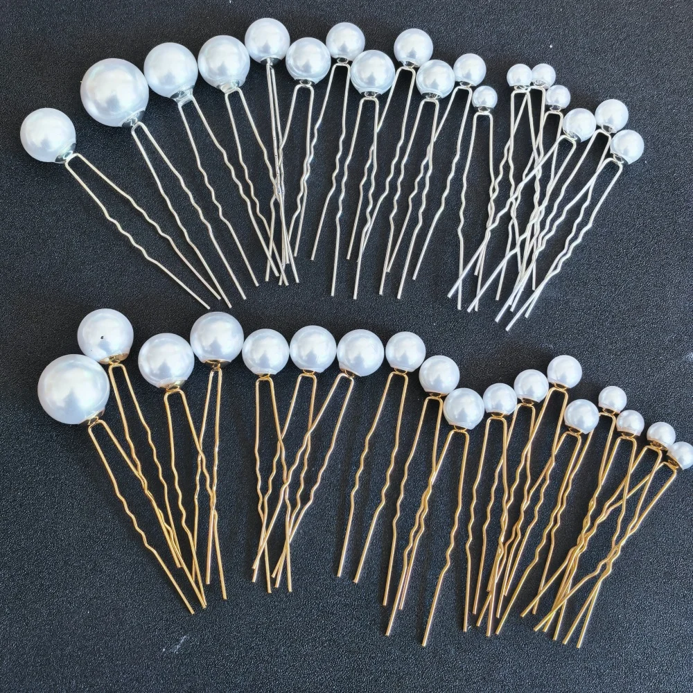 Modische Perlen-Haarspangen für Frauen und Mädchen, Hochzeits-Braut-Haarnadeln, luxuriöse Haarspangen, Braut-Haarnadeln, Haar-Accessoires zum Dekorieren