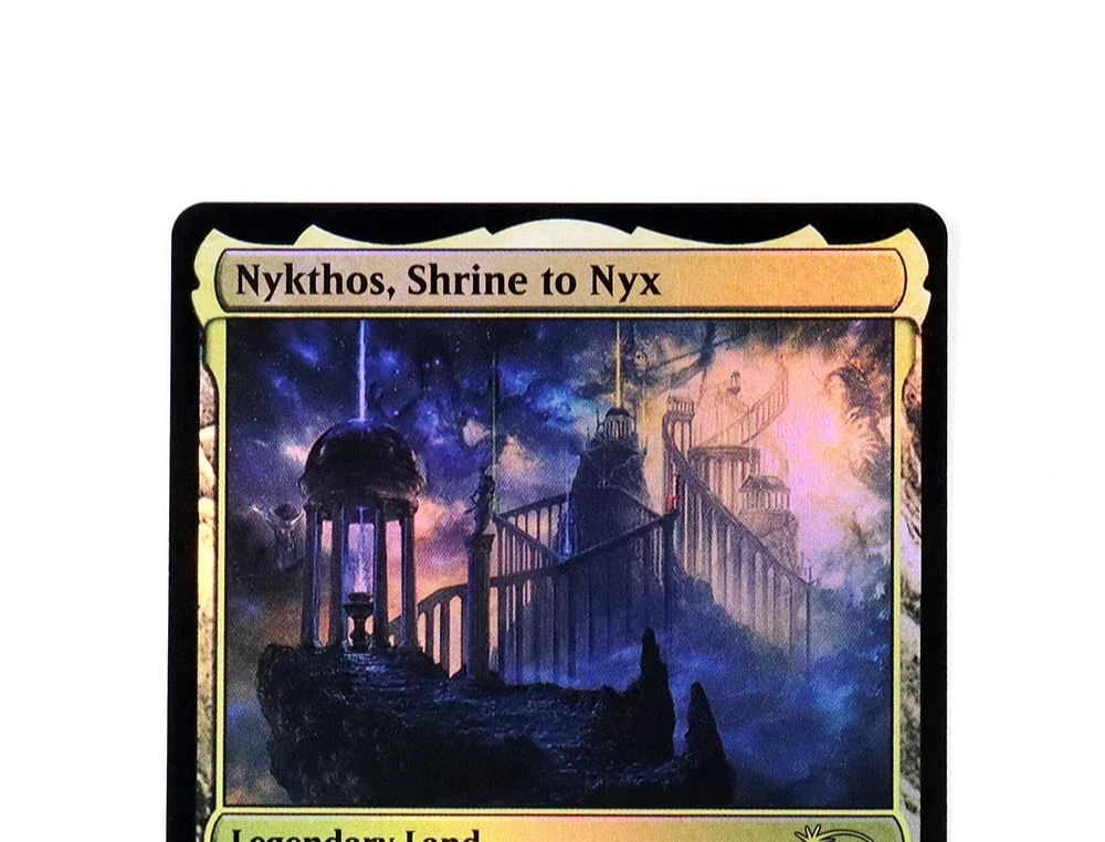 (Nykthos، Shrine to Nyx) TCG بطاقات الوكيل السحرية لعبة سوداء عالية الجودة لوحة تجميع الوكيل لعب بطاقات التداول