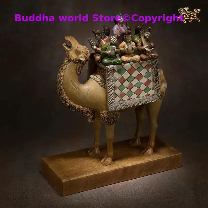 CHINA national GIFT Spiritual ART the Silk Road Home Company Middle East Camel bring GOOD LUCK thriving business brass mascot