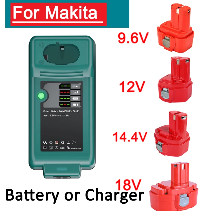 PA12 PA14 PA09สำหรับ Makita 1200 1220 1222 1235 9120 1422 1420 192600-1 PA18 1822 1823 1835 6261D 6207D 6281D 6280D 6343D 4334D