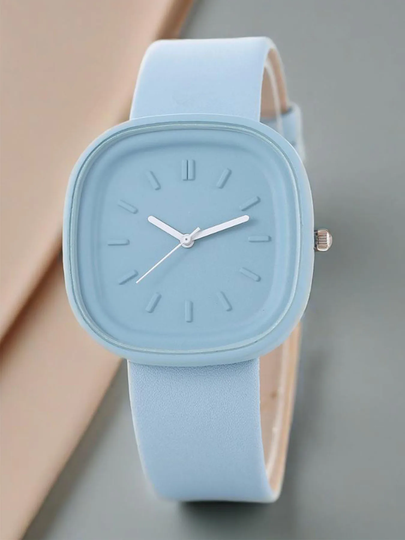 Women's Watch Macaron Series Harajuku Style Candy Color Jelly Simple High-Quality Quartz Watch