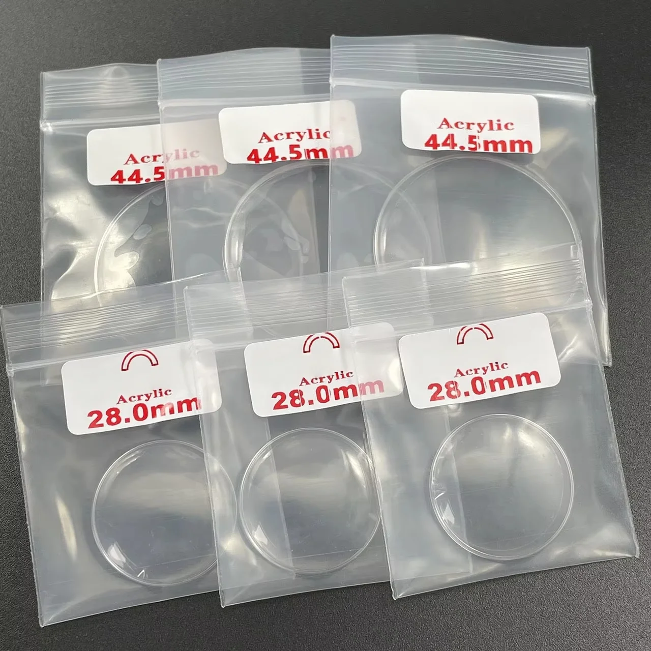 Watch Crown Pusher - Akrylowa plastikowa pokrywa w kształcie szkiełka