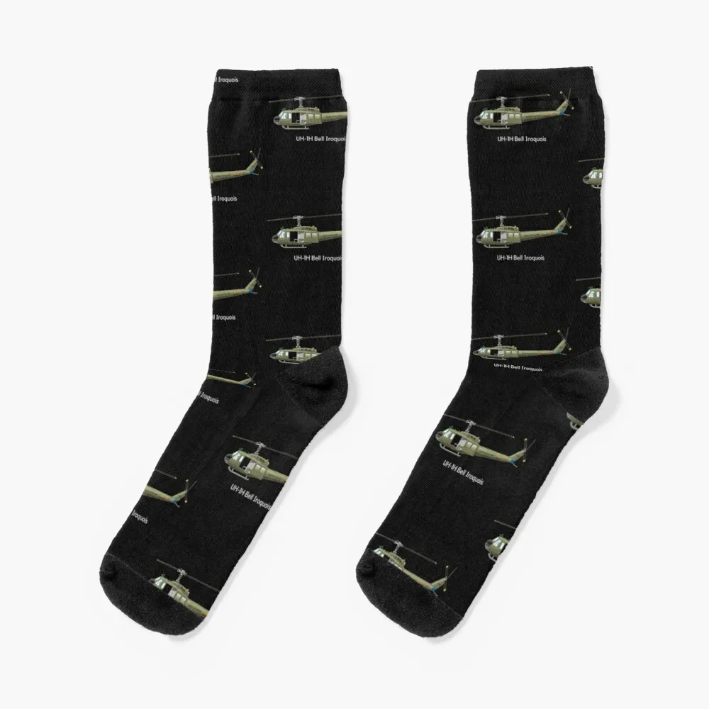 

UH-1 huey helicopter Socks Gifts For Men