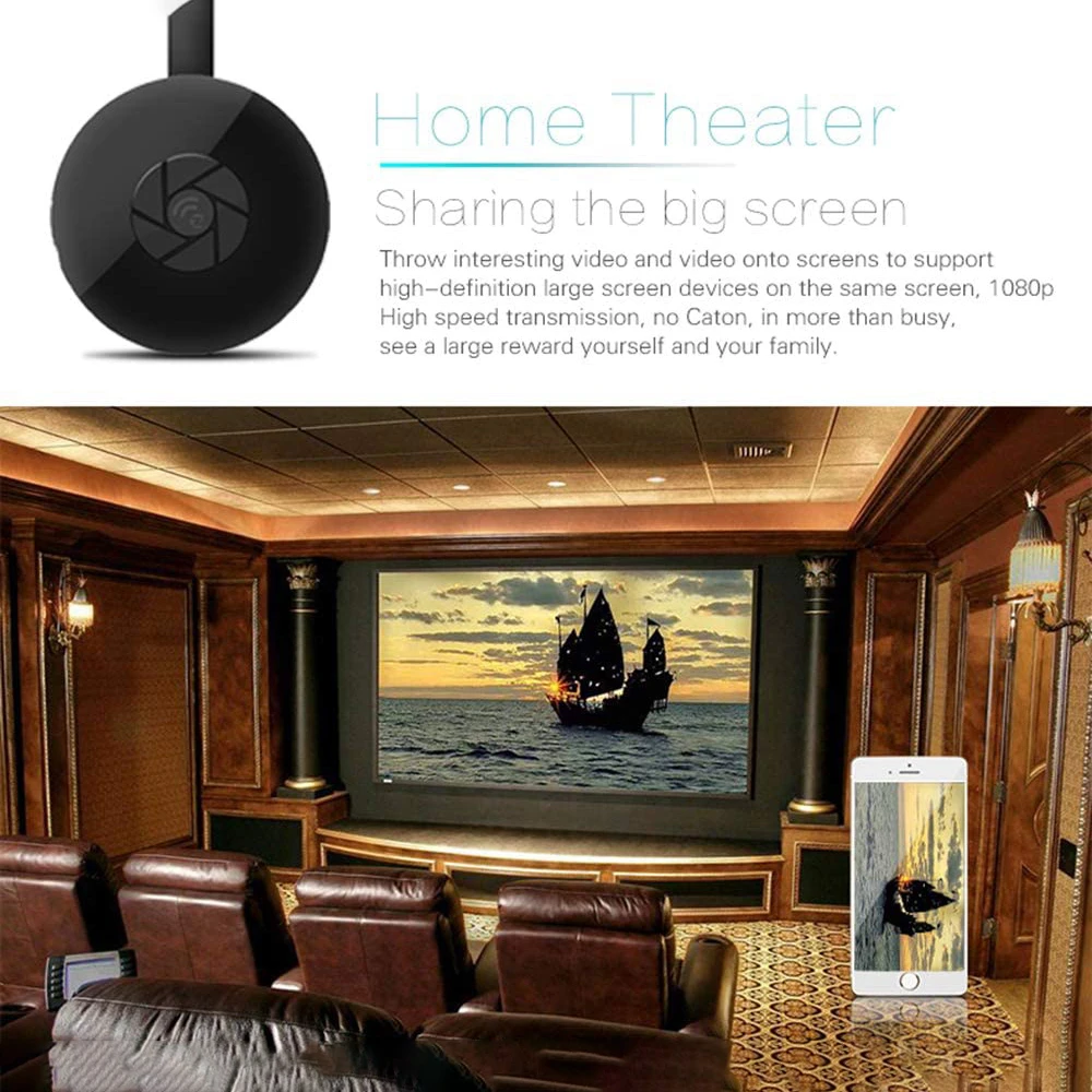 G2 TV Stick MiraScreen 1080P Display Anycast HDMI-compatible Miracast TV Dongle for Android ios Mirror Screen Display Receiver