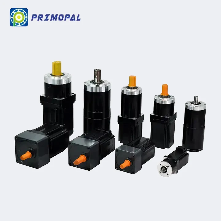 PrimoPal 3 phase 86mm 12 48 96v square bldc high torque low rpm dc brushless gear motor with gearbox