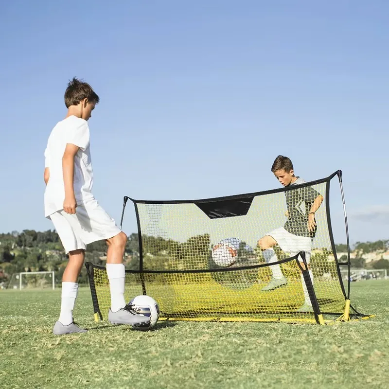 شبكة كرة قدم عالية الجودة مزدوجة الجوانب قابلة للفصل ومحمولة وارتفاع قابل للتعديل لكرة القدم
