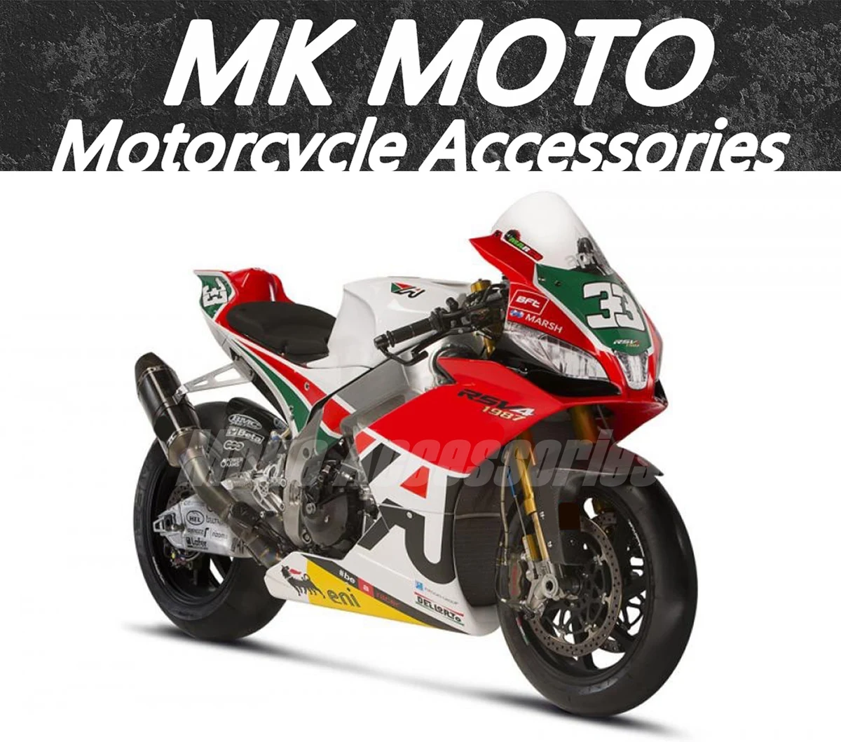 Motorcycle Fairings Kit Fit For Aprilia RSV4 1000 2010 2011 2012 2013 2014 2015 Bodywork Set ABS Injection White Red