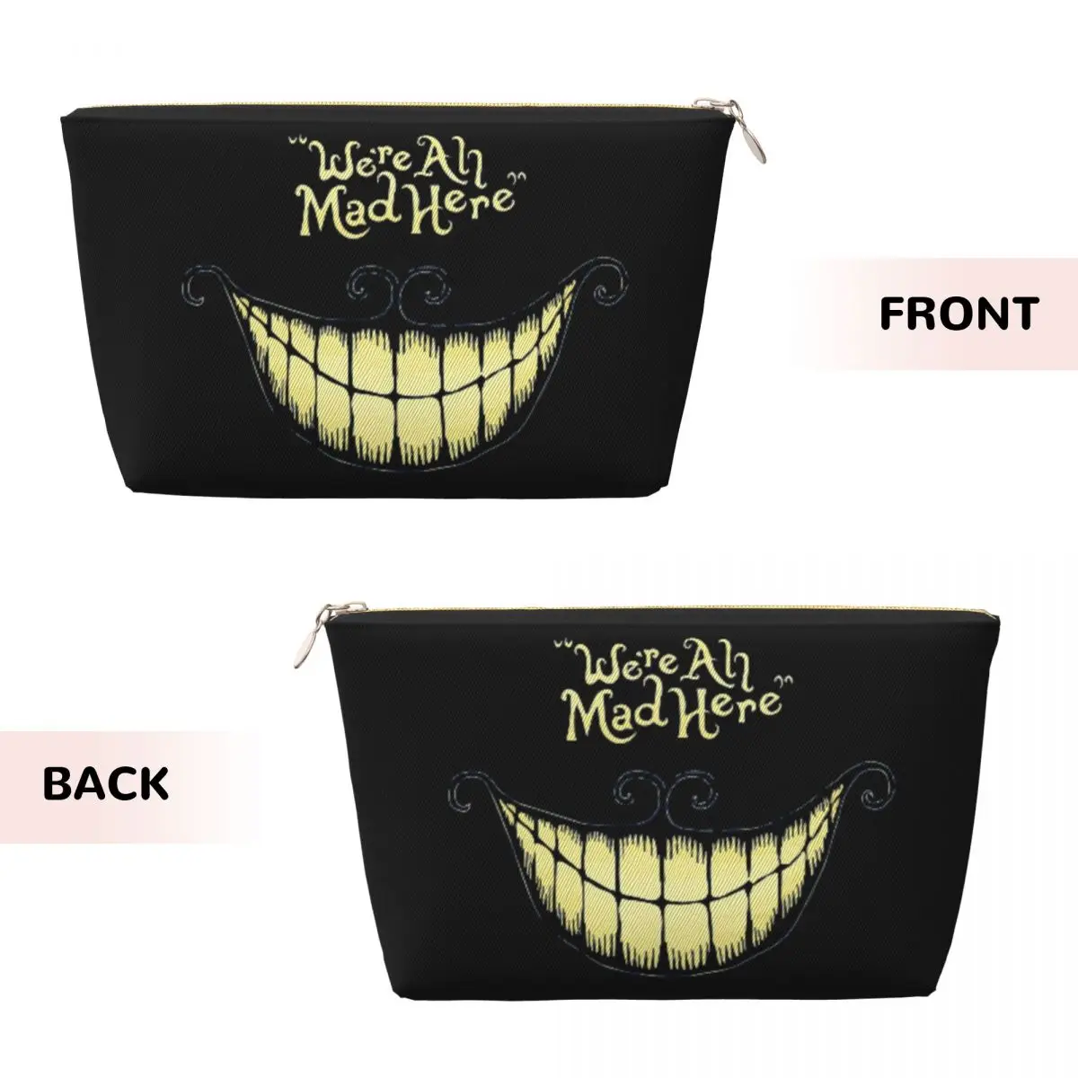 Custom Travel Tim Burton Horror Movie Toiletry Bag Beetlejuices Makeup Cosmetic Organizer Women Beauty Storage Dopp Kit Box