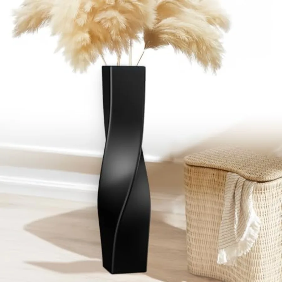 

Tall Vase On Floor,"Twisted Geometric Flower Vase for Home, Livg Room, Flower Centerpieces, Shelf, Table, Decor, Creative Uniqu