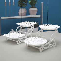 European Style Cake Stand Display Rack Fruit Plate Cupcake Tray Birthday Party Wedding Dessert Table Decorations Desktop Holder