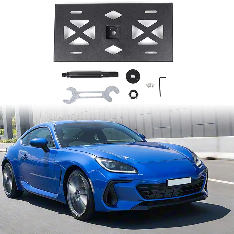 For 2022+ Subaru BRZ front license plate frame front license plate floor frame auto parts aluminum alloy (Japanese version)