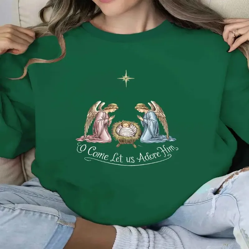 

Осенне-зимний свитшот большого размера, женский художественный графический дизайн, забавный добычий принт, одежда больших размеров, женская одежда в уличном стиле, комфорт из хлопка