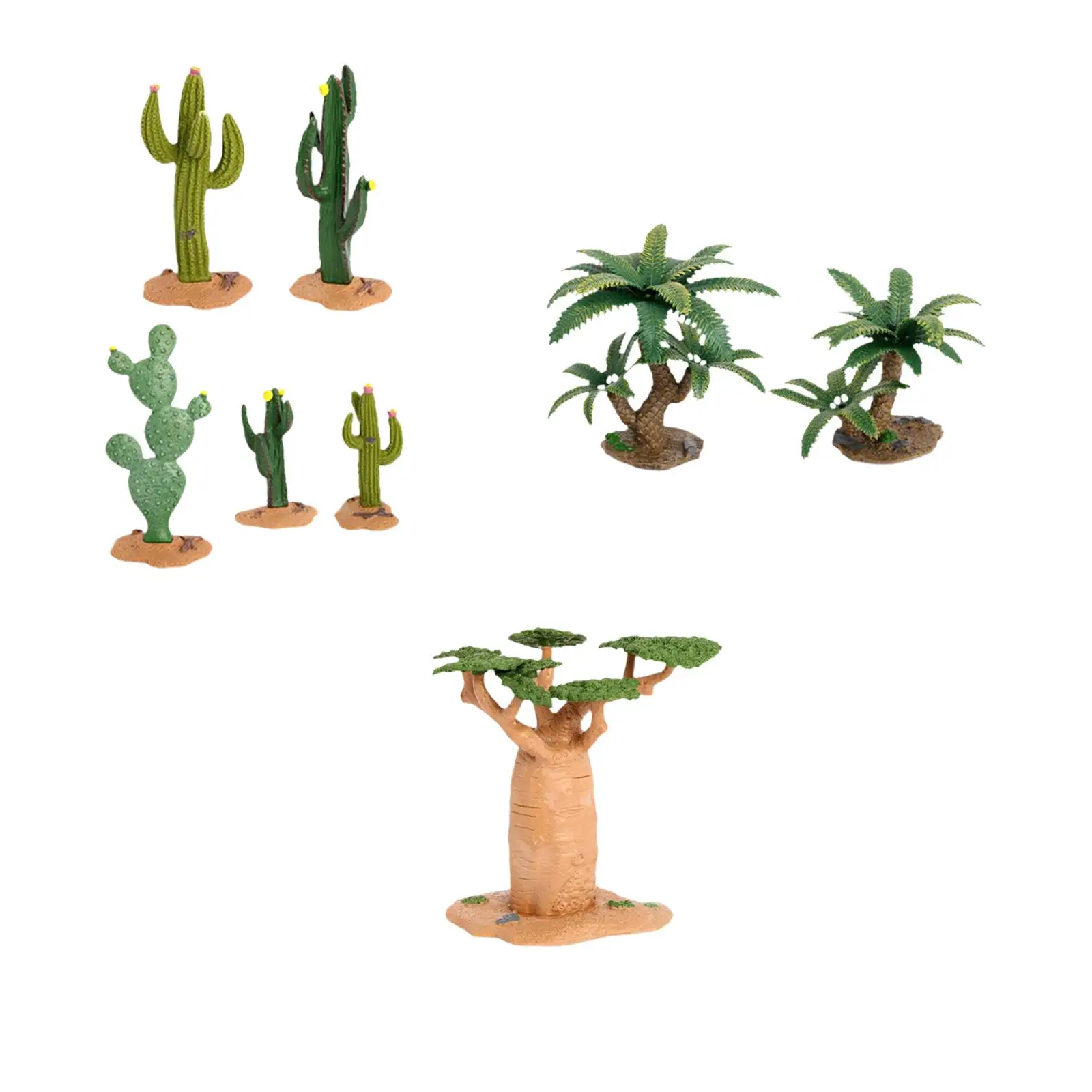Árbol de jardín de hadas en miniatura, modelo de árboles, estatuilla de árbol Artificial, paisaje ferroviario, modelo de árboles para diseño de escena de juego de rol