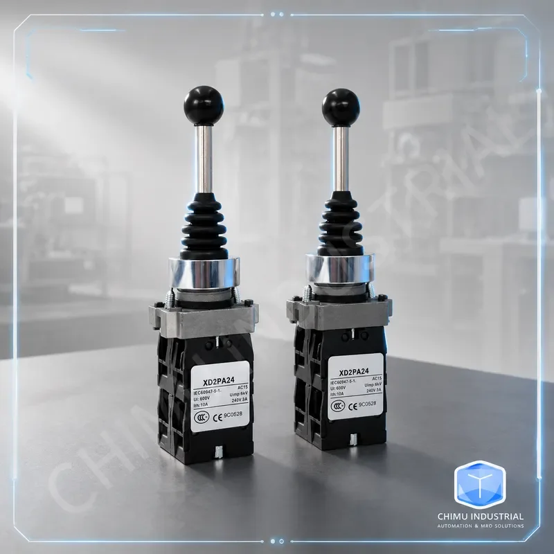 【CHIMU INDUSTRIAL】 for XD2PA24CR Cross Rocker Switch 22mm 4-Direction Auto Reset Master Controller Silver Contact