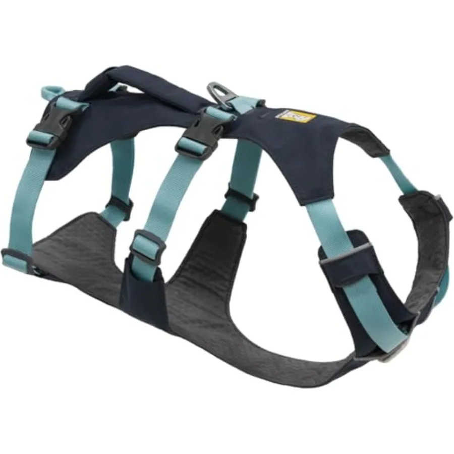

, Flagline Dog Harness, Lightweight and Reflective, No Pull Dog Lift Harness for Hiking, Running and Everyday Use, Basalt Gray,