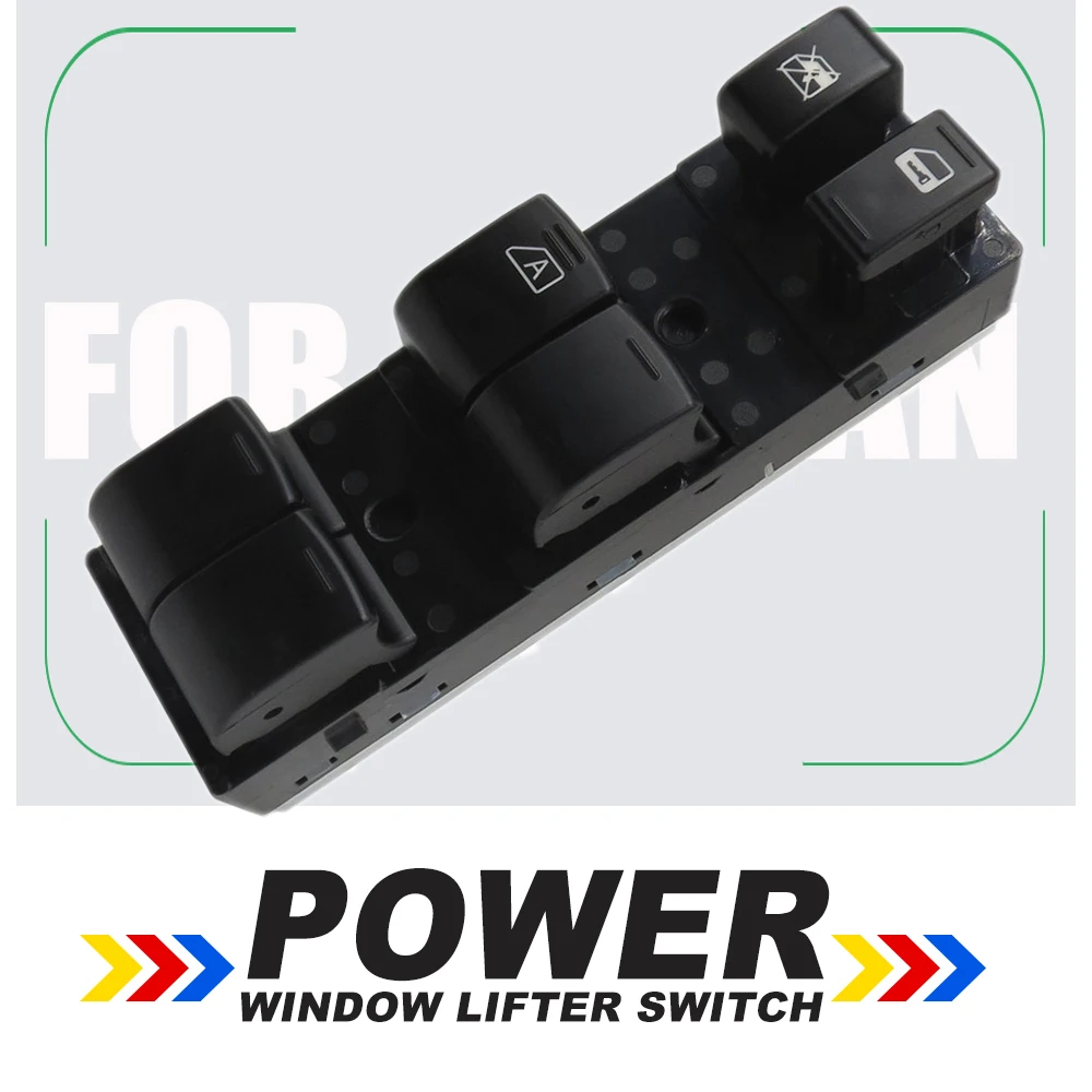 Front Left For Nissan Qashqai J10 Dualis 2006-2013 Electric Power Window Lifter Master Control Switch 25401-JE20A 16+3 Pins