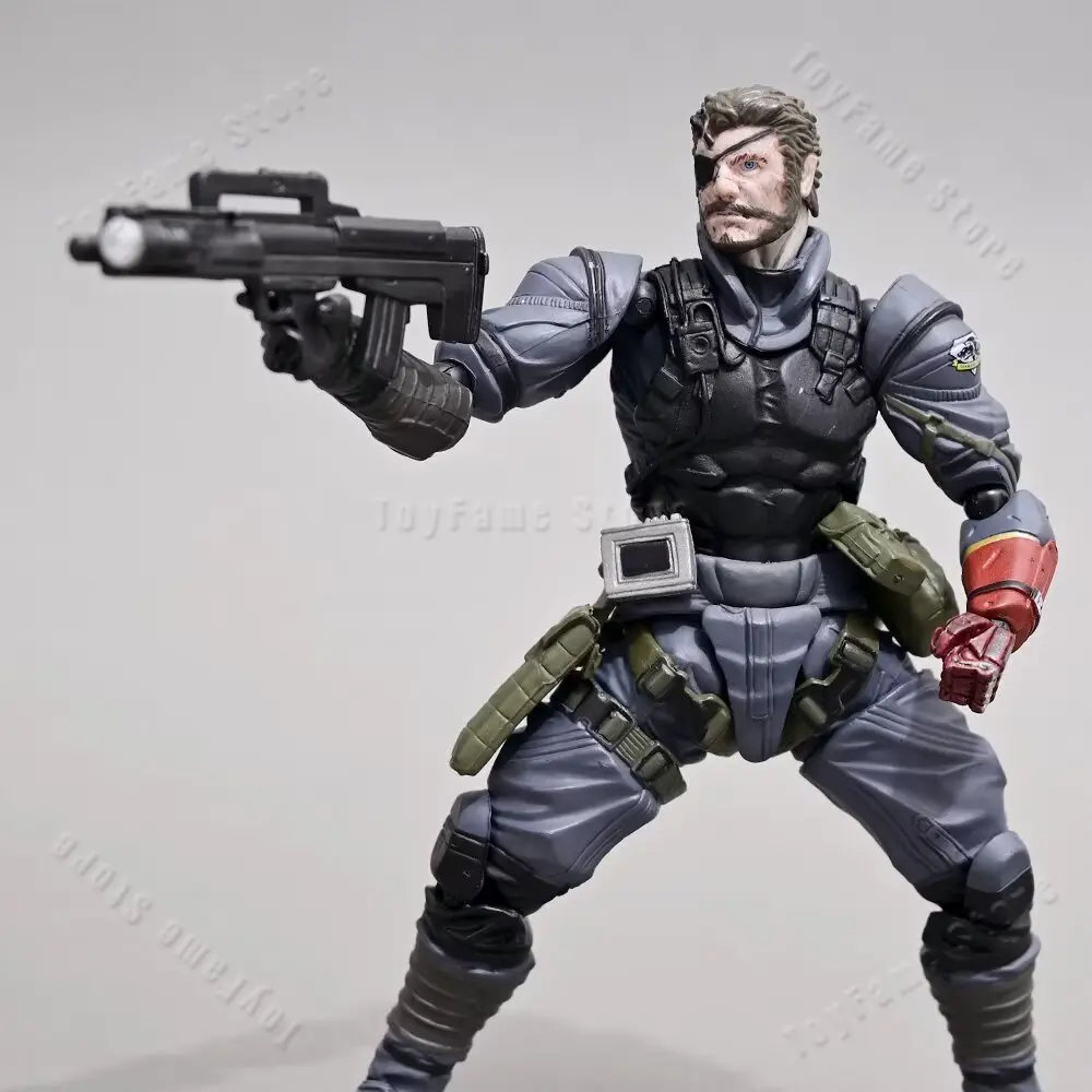 

15cm Metal Gear Solid Solid Snake Articulated Action Figure Collectible Alloy Model Desktop Decoration For Game Collectors Fans