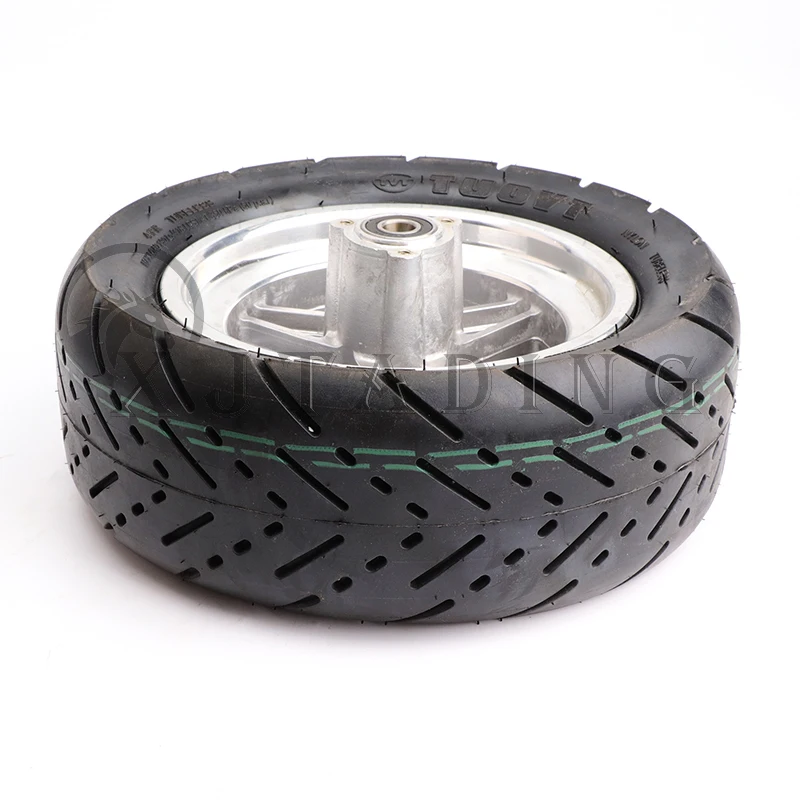 For Electric Scooter 11 Inch Inflatable Vacuum wheel 90/65-6.5 City Road Thickening Tubeless Tire with Aluminum Alloy Rim