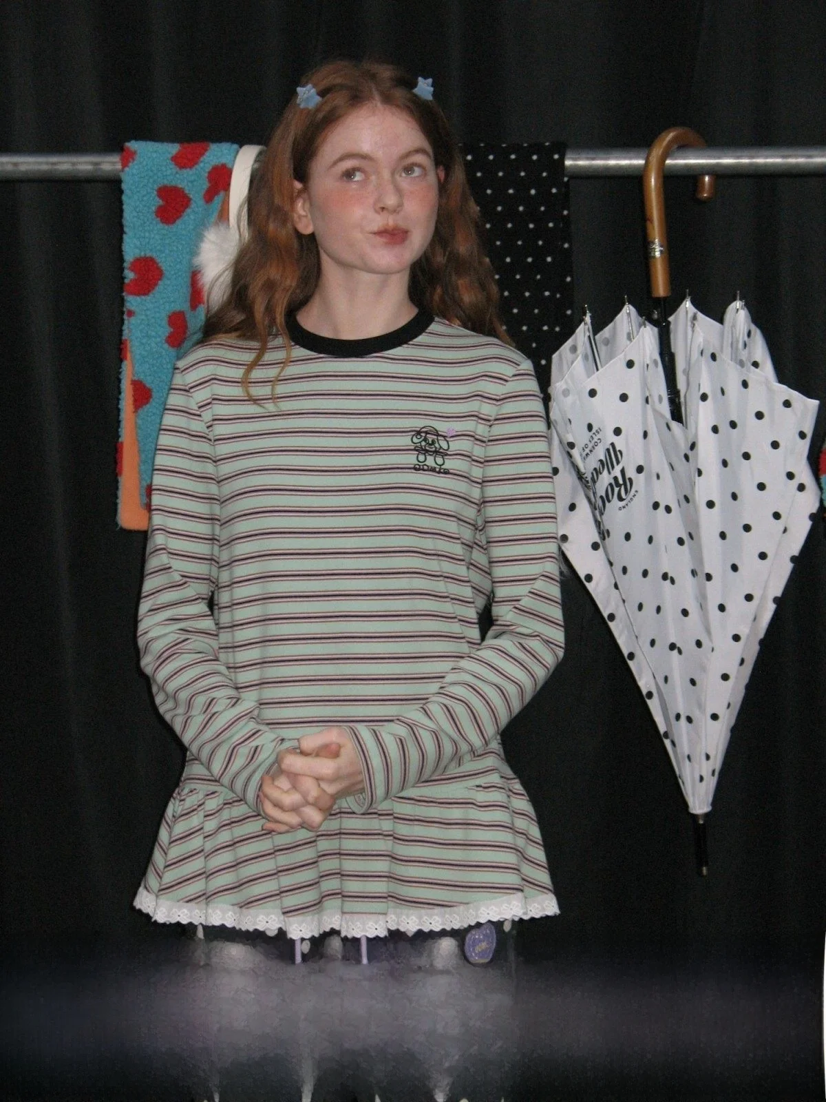 

Women's Casual Stripe Base irt Inner Wear Thermal Top Long Sve round Ne ort Length Odder Brand T-irt