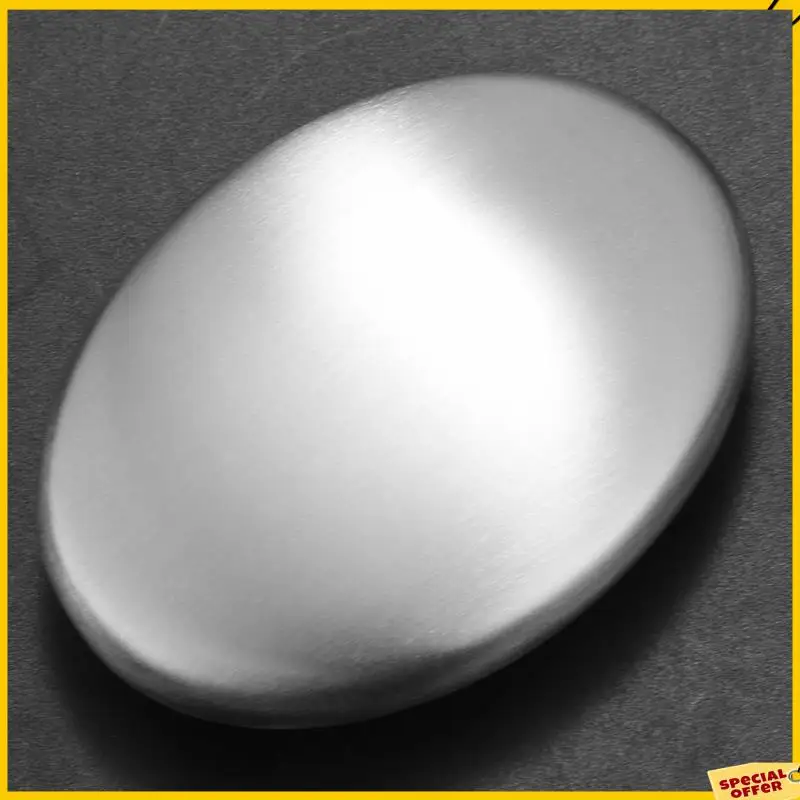 A24P Stainless Steel Soap， Odor Remover Hand Bar Kitchen Eliminating Smells Onion, Garlic, And Other Strong Scents 4 Pack